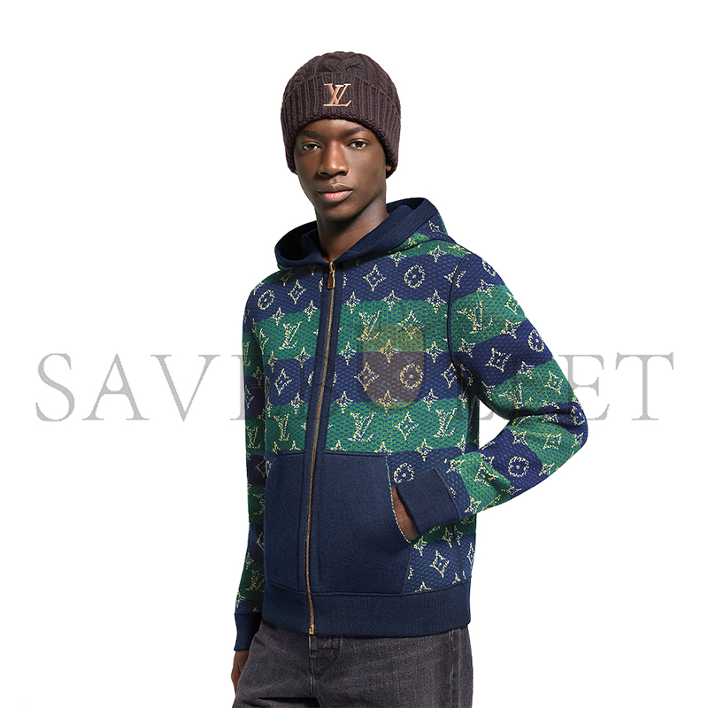 LOUIS VUITTON MONOGRAM DOUBLE FACE REVERSIBLE HOODIE 1AIJZ7 LOUIS VUITTON MONOGRAM DOUBLE FACE REVERSIBLE HOODIE 1AIJZ7